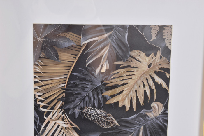DECO CU-163263 TABLEAU PS 35X2X45 LEAVES 4 MOD.