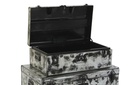 DECO MB-185295 COFFRE SET 2 MÉTAL 67X41X26 GRIS
