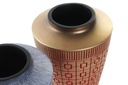 DECO LD-182206 VASE RÉSINE 17X17X20 ORIENTAL DORÉ 2 MOD.