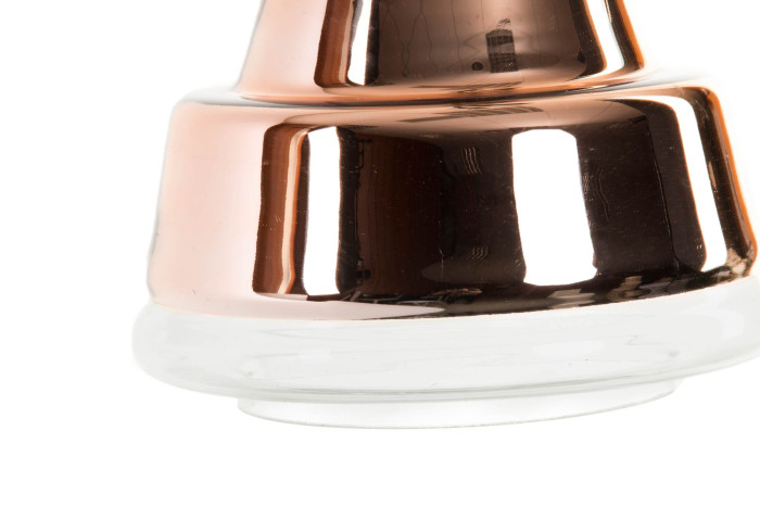 DECO LA-145396 LUSTRE CRISTAL 25X25X20 CHIC DORE