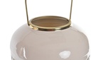 DECO PV-152208 BOUGEOIR ALUMINIUM 24X24X60 LAQUÉ VIEUX ROSE