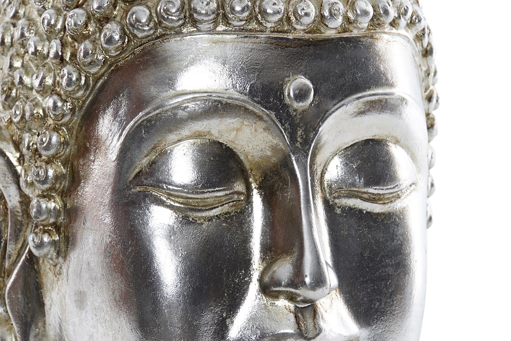 DECO RF-157220 FIGURE RÉSINE 20X22X42 T TE BOUDDHA CHAMPAGNE