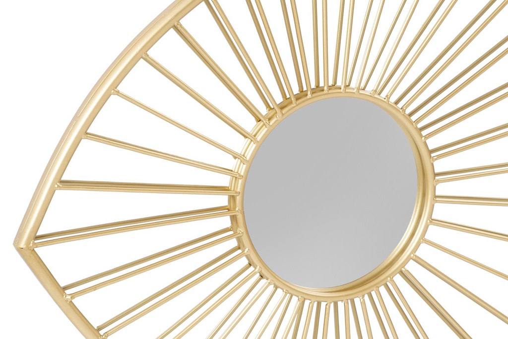 DECO MB-176770  MIROIR METAL 59X3X88 SUN GOLDEN