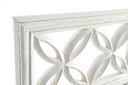 DECO MF-142097  TABLEAU  MDF GLASS 32X75 4 PHOTOS DECAPE WHITE