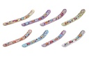 DECO RC-161642  INCENSE STAND ACRYLIC METAL 3X22 CASCABELES 8 MOD.