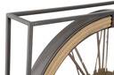 DECO RE-172028 HORLOGE METAL VERRE 53,5X8,5X53,5 NATURAL