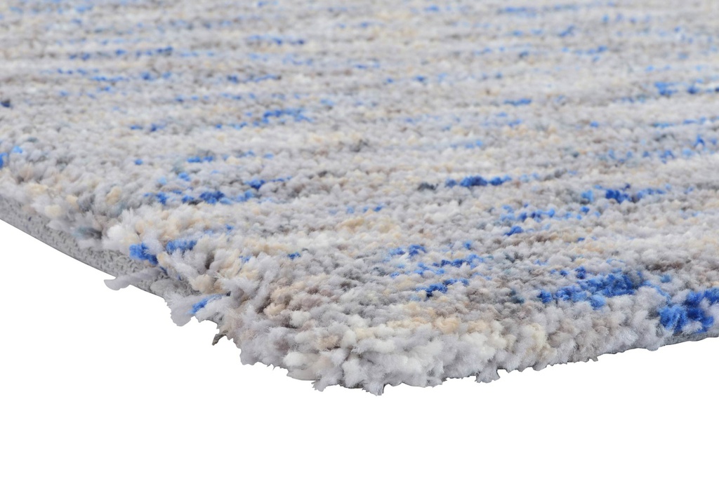 DECO TX-146028  TAPIS  POLYESTER 120X180X2,5 19,4 ZIG ZAG SKY BLUE
