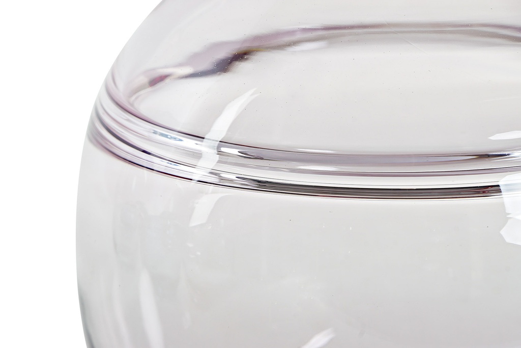 DECO JV-172480 VASE GLASS 19X19X21 19 PINK