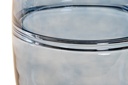 DECO JV-172483 VASE GLASS 17X17X25 17,5 BLUE