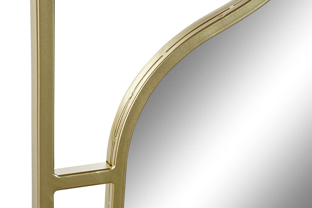 DECO MB-182556 MIROIR MÉTAL MIROIR 53,5X2X94 DORÉ