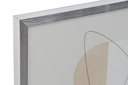 DECO CU-181818 TABLEAU VERRE PS 50X3X70 ABSTRAIT ENCADRÉ 2 MOD.