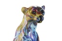 DECO RF-181560 FIGURE RÉSINE 25X20X42 GRAFFITI LEOPARD