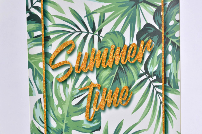 DECO CU-152742 TABLEAU PS ACRYLIQUE 35X2,2X45 TROPICAL 4 MOD.