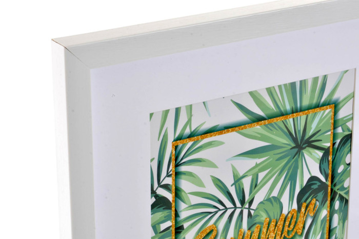 DECO CU-152742 TABLEAU PS ACRYLIQUE 35X2,2X45 TROPICAL 4 MOD.