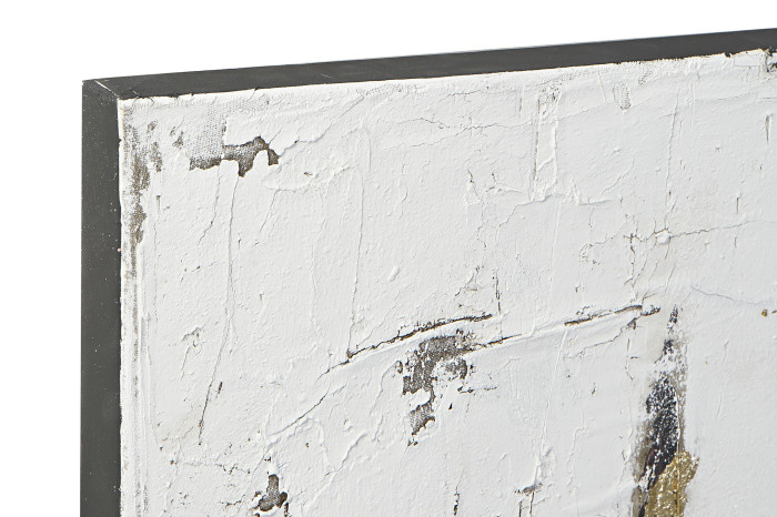 DECO CU-179112 TABLEAU TOILE PIN 119,5X3,5X90 ABSTRAIT PEINT À MA
