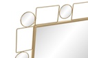 DECO MB-194508 CONSOLE SET 2 METAL MIROIR 92X32X78 MAT DORE