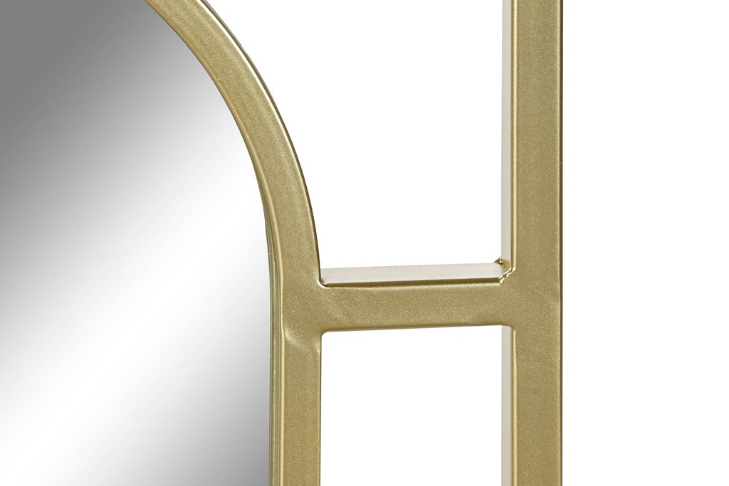 DECO MB-182556 MIROIR MÉTAL MIROIR 53,5X2X94 DORÉ