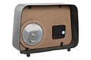 DECO RE-198987 HORLOGE POSER FER 26X9,5X20 RADIO NOIR