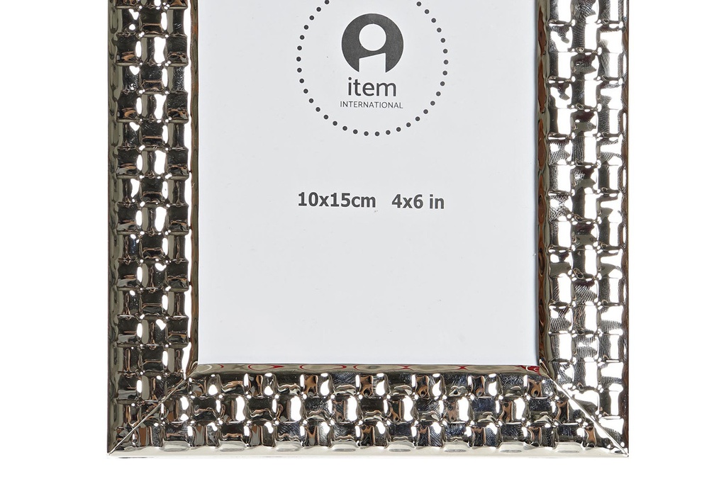DECO MF-199364 CADRE PHOTO 10X15 METAL 13,5X2X18,5 ARGENTE