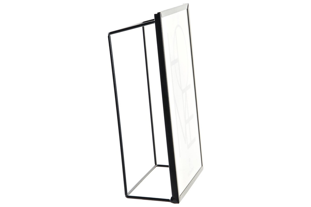 DECO MF-199691 CADRE PHOTO 15X20 METAL VERRE 15,5X6X20,5 NOIR
