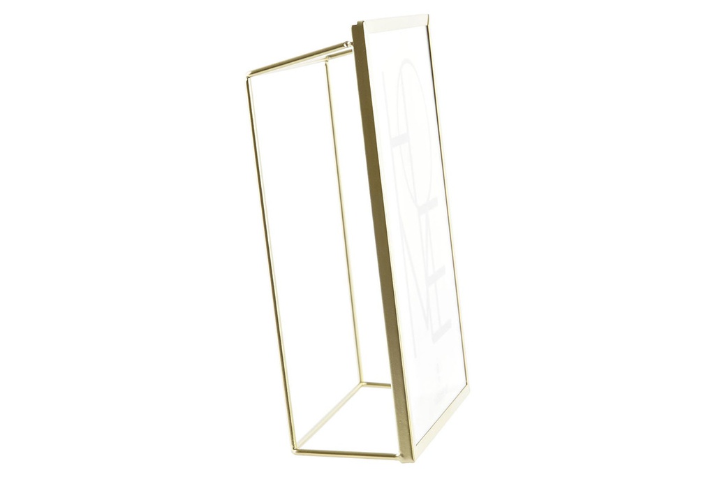 DECO MF-199692 CADRE PHOTO 15X20 METAL VERRE 15,5X6X20,5 DORE