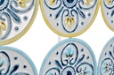 DECO DP-155851 DECO MURALE METAL 68X4,5X68 ETHNIQUE BLANC