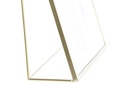 DECO MF-199698 CADRE PHOTO 20X25 METAL VERRE 20,5X6X25,5 DORE