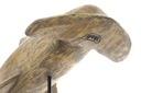 DECO FD-161386 FIGURE ALBASIA METAL 95X22X40 REQUIN DÉCAPAGE GRIS