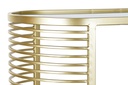 DECO MB-182554 CONSOLE METAL VERRE 106,5X31X79,5 MAT DORE