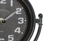 DECO RE-187297 HORLOGE POSER FER VERRE 16X7,5X21 NOIR
