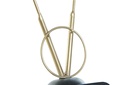 DECO RE-187294 HORLOGE POSER FER VERRE 15,5X8,5X32 NOIR