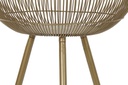 DECO MC-191557 POT METAL 34,5X34,5X87 DORADO