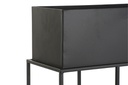 DECO MC-191287 SUPPORT POT FLEURS METAL 70X22,5X80 NOIR