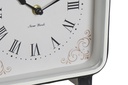 DECO RE-187979 HORLOGE POSER FER VERRE 19X7X27 2 MOD.