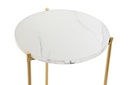 DECO MB-194518 TABLE AUXILIAIRE SET 2 METAL MDF 46X46X55 MAT DORE