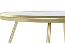DECO MB-185959 TABLE CAFE ACIER MIROIR 83,5X83,5X40 5 millimètres