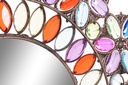 DECO ES-173627 MIROIR MÉTAL ACRYLIQUE 49X1X49 DORÉ