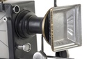 DECO RE-186304 HORLOGE POSER FER VERRE 33X16X45 CAMERA NOIR