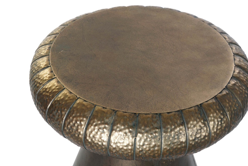 DECO MB-182036 TABLE AUXILIAIRE METAL 55X55X48 DORÉ
