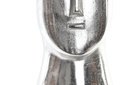 DECO AL-196000 VASE ALUMINIUM 17X16X36 FACE ARGENTE