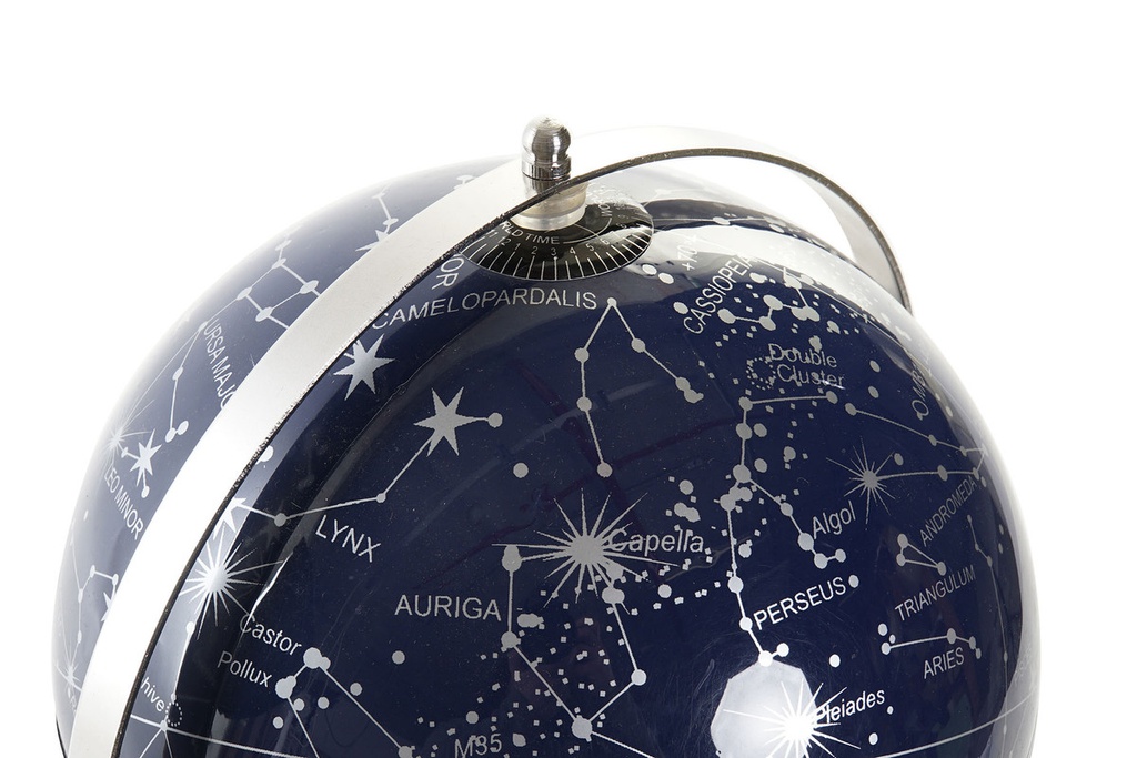 DECO DH-195481 GLOBE TERRESTRE METAL PVC 23X20X28 CONSTELLATION