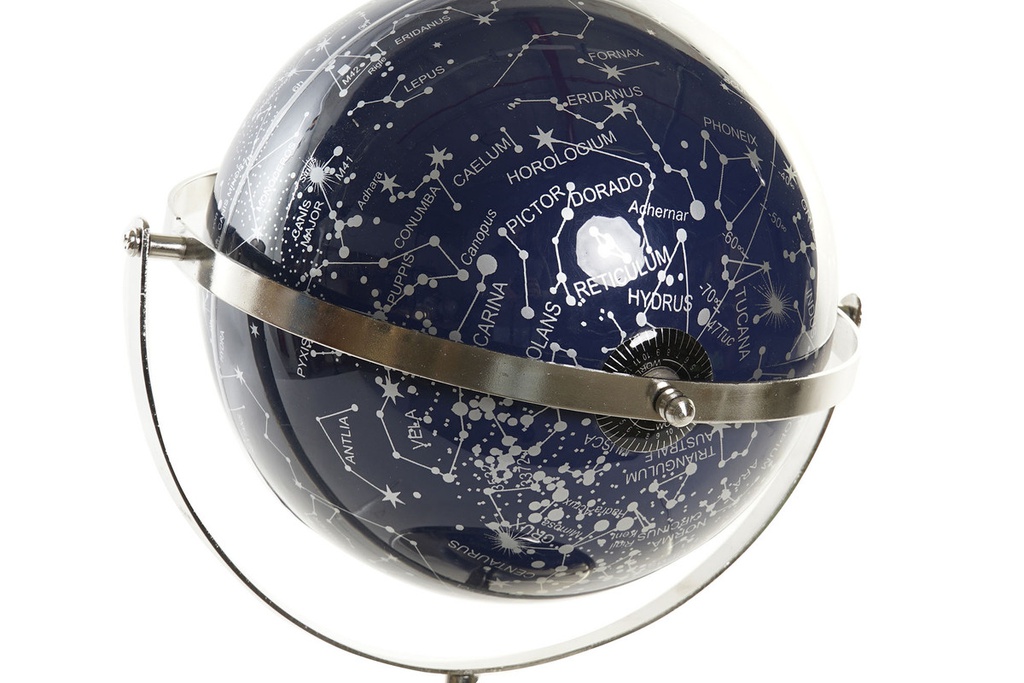 DECO DH-195481 GLOBE TERRESTRE METAL PVC 23X20X28 CONSTELLATION