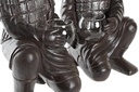 DECO FD-190704 FIGURE RESINE VERRE 20X19X42 GUERRIER 2 MOD.