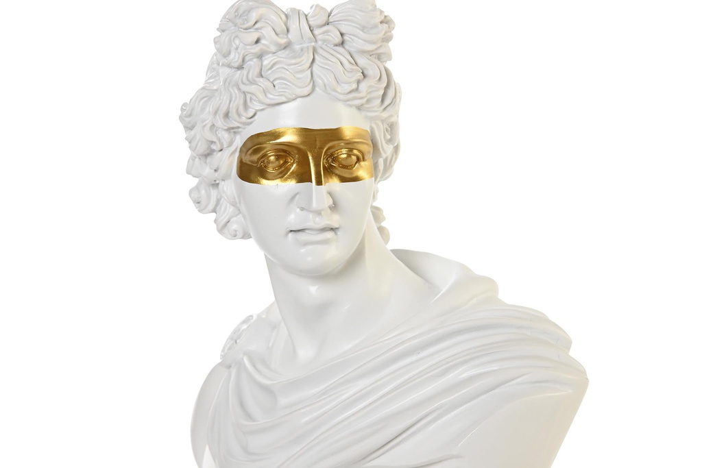 DECO FD-199233 FIGURE RESINE 23,5X15X36 BUSTE BLANC