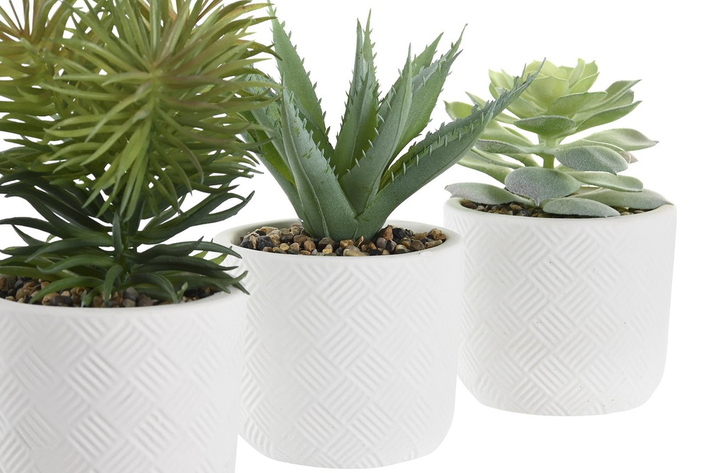 DECO JA-200655 PLANTE RESINE PE 10X10X20,5 3 STANDARD 3 MOD.