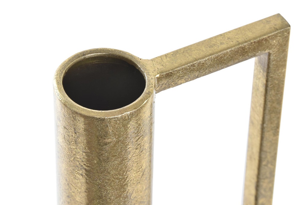 DECO JR-195939 VASE METAL 15X15X50 DORE