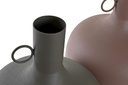 DECO JR-201035 VASE ALUMINIUM 27X27X43 POIGNEE 2 MOD.