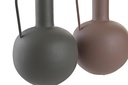DECO JR-201037 VASE ALUMINIUM 23X23X40 POIGNEE 2 MOD.