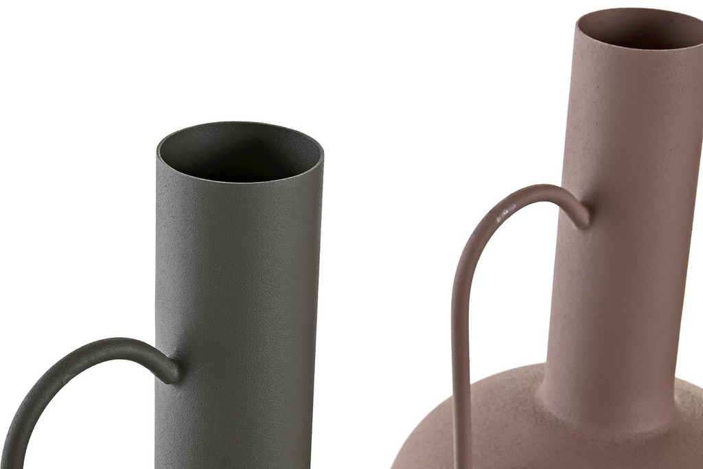 DECO JR-201037 VASE ALUMINIUM 23X23X40 POIGNEE 2 MOD.