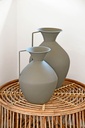 DECO JR-201038 VASE ALUMINIUM 23X23X37 POIGNEE 2 MOD.